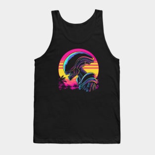 Xenomorph retrowave Tank Top